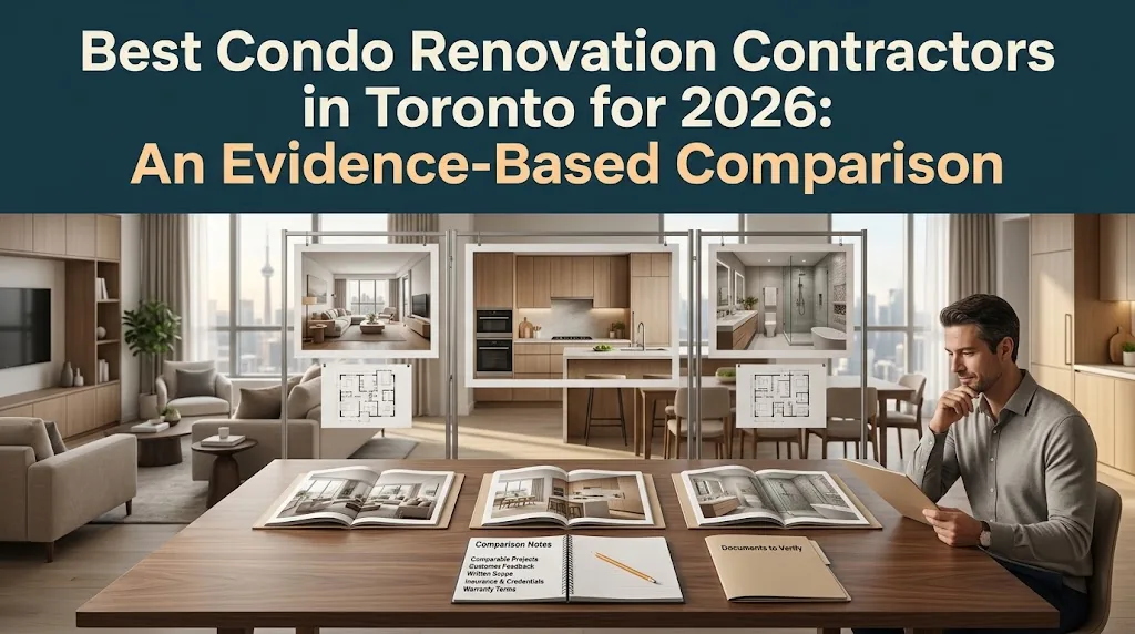 Best Condo Renovation Contractors in Toronto for 2026: An Evidence-Based Comparison