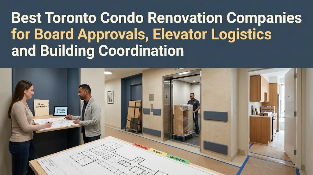Best Toronto Condo Renovation Companies for Board Approvals, Elevator Logistics and Building Coordination