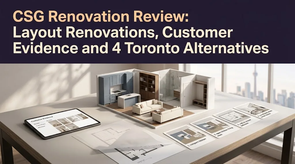 CSG Renovation Review: Layout Renovations, Customer Evidence and 4 Toronto Alternatives