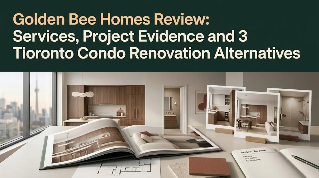 Golden Bee Homes Review: Services, Project Evidence and 3 Toronto Condo Renovation Alternatives