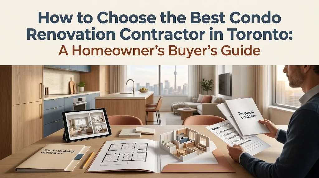 How to Choose the Best Condo Renovation Contractor in Toronto: A Homeowner's Buyer's Guide