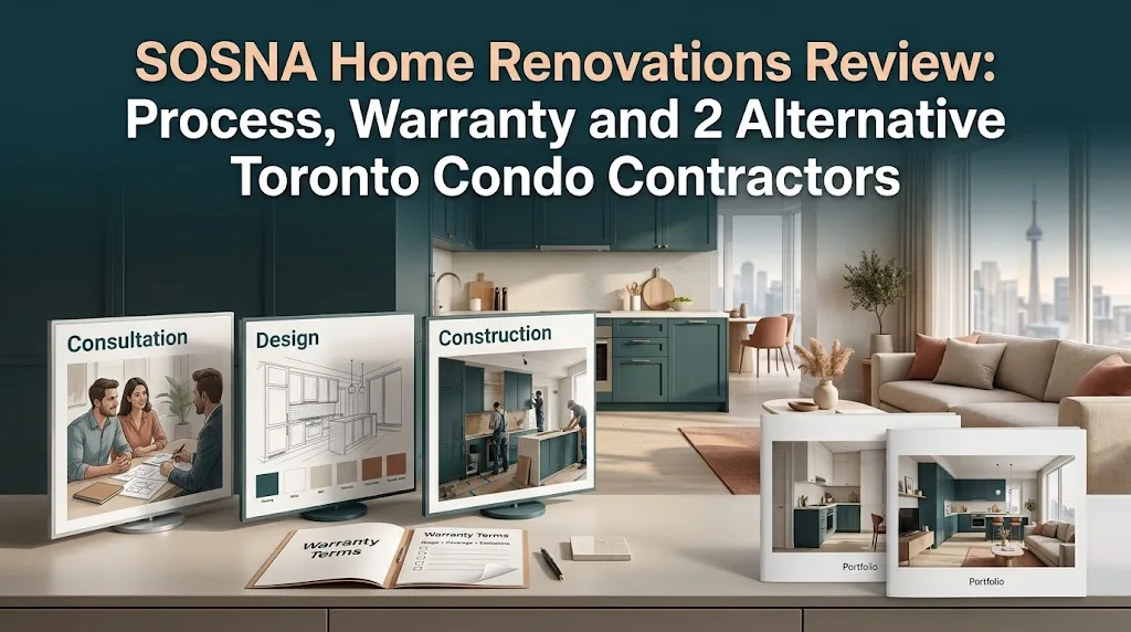 SOSNA Home Renovations Review: Process, Warranty and 2 Alternative Toronto Condo Contractors