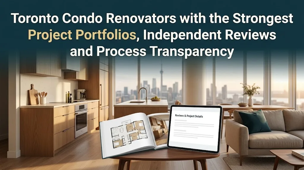 Toronto Condo Renovators with the Strongest Project Portfolios, Independent Reviews and Process Transparency